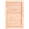 Vidaxl Blat Do Łazienki, 40X60X(2-6) Cm, Surowe, Lite Drewno