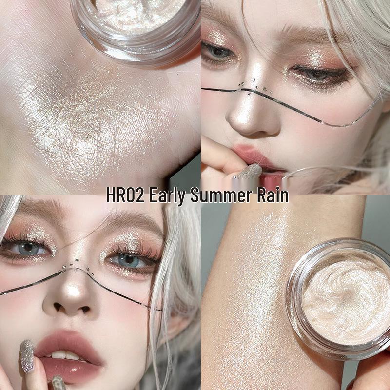 TINGTYL Shimmering Jelly Eyeshadow: Cowboy Liquid Highlighter with Five-Color Pearlescent Finish, Fine Shimmer, and No Fallout.