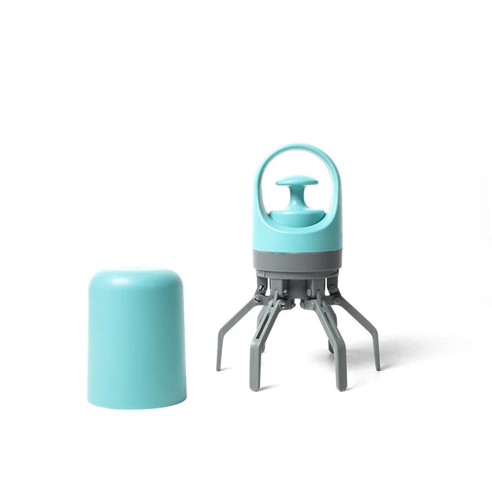 

Quick Scoop Poop Scooper, Portable Dog Pooper Scooper, Easy Claw Pick up Tool, Leak-Proof Waste Bag Holder for Outdoor Walks синій