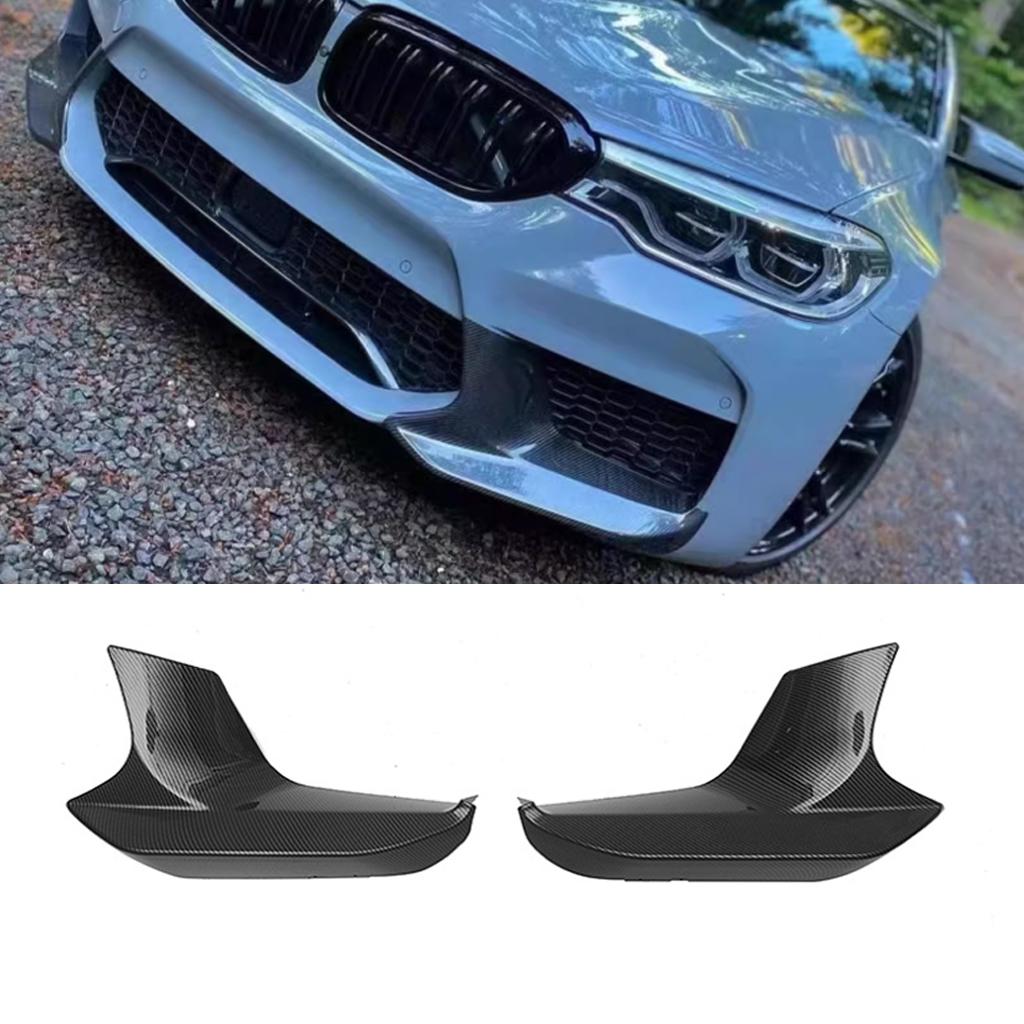 For BMW F90 M5 2018 2019 2020 2021 2022 Front Bumper Side Splitter Cover Lip Fog Lamp Air Vent Intake Spoiler