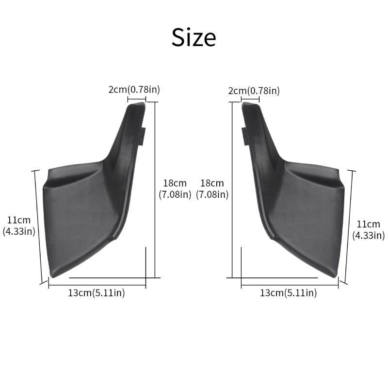 Car Windshield Wiper Side Cowl Auto Front Windshield Deflector Plate For Toyota 4Runner 2010- Parts 53867-35020 53866-35030