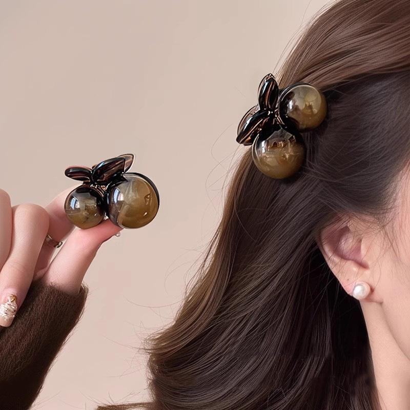 Pinze per Capelli Frutta Ciliegia Stile Coreano Donna Colorate Carine Eleganti Fermagli Estivi Moda Copricapo Accessori Capelli Femminili