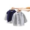 Boys' Long Sleeve Casual Shirt - 2024 Trendy Autumn Style