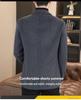 Men's Wool Business Casual Double-Faced Coat - Autumn/Winter Collection