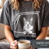 Silly Kitten T-Shirt Comfort Colors® Smoke Cat T-Shirt Alternative Cat T-shirt Cat Photo T-Shirt Unisex T-Shirt Vintage Cat Lover T-shirt