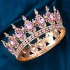Tiaras y Coronas de Cristal Barroco Diadema con Pedrería Corona de Baile Diadema Corona Accesorios para el Cabello de Novia Boda Joyería Corona Tiara Regalo