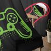 Video Game Art Handle Decoration Tulle Curtains For Living Room Kitchen Sheer Voile Curtain Bedroom Window Panels