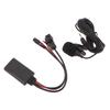 1 szt. Odbiornik Audio Bluetooth do Samochodu + Mikrofon do Radia Ip-Bus 12Pin Adapter Odbiornika Aux Bluetooth 5.0 Adapter Kabla Audio Aux-In