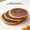 Durable Solid Wood Cutting Board Mats Anti Mold Irregular Wooden Food Plate Anti Crack Fruit Bread Serving Tray Household
