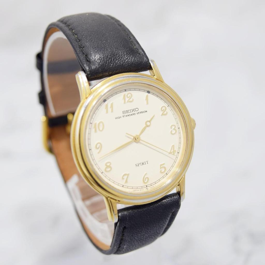 Used Good product with box 1998 Seiko Spirit High Standard ver. New battery