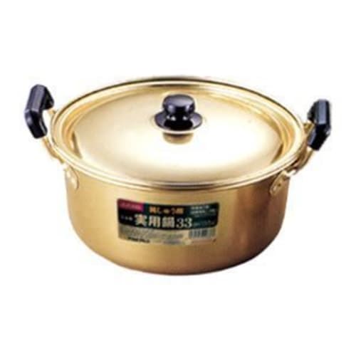 Akao Aluminum Practical Pot, 36cm, Aluminum (Oxalic Acid Anodized), Japan, AZT04036