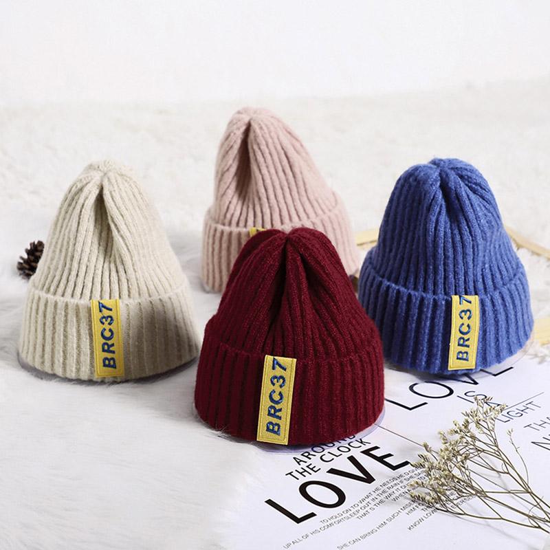 Bonnet d'hiver chaud pour bébé garçon et fille, bonnet tricoté doux pour nourrisson et tout-petit