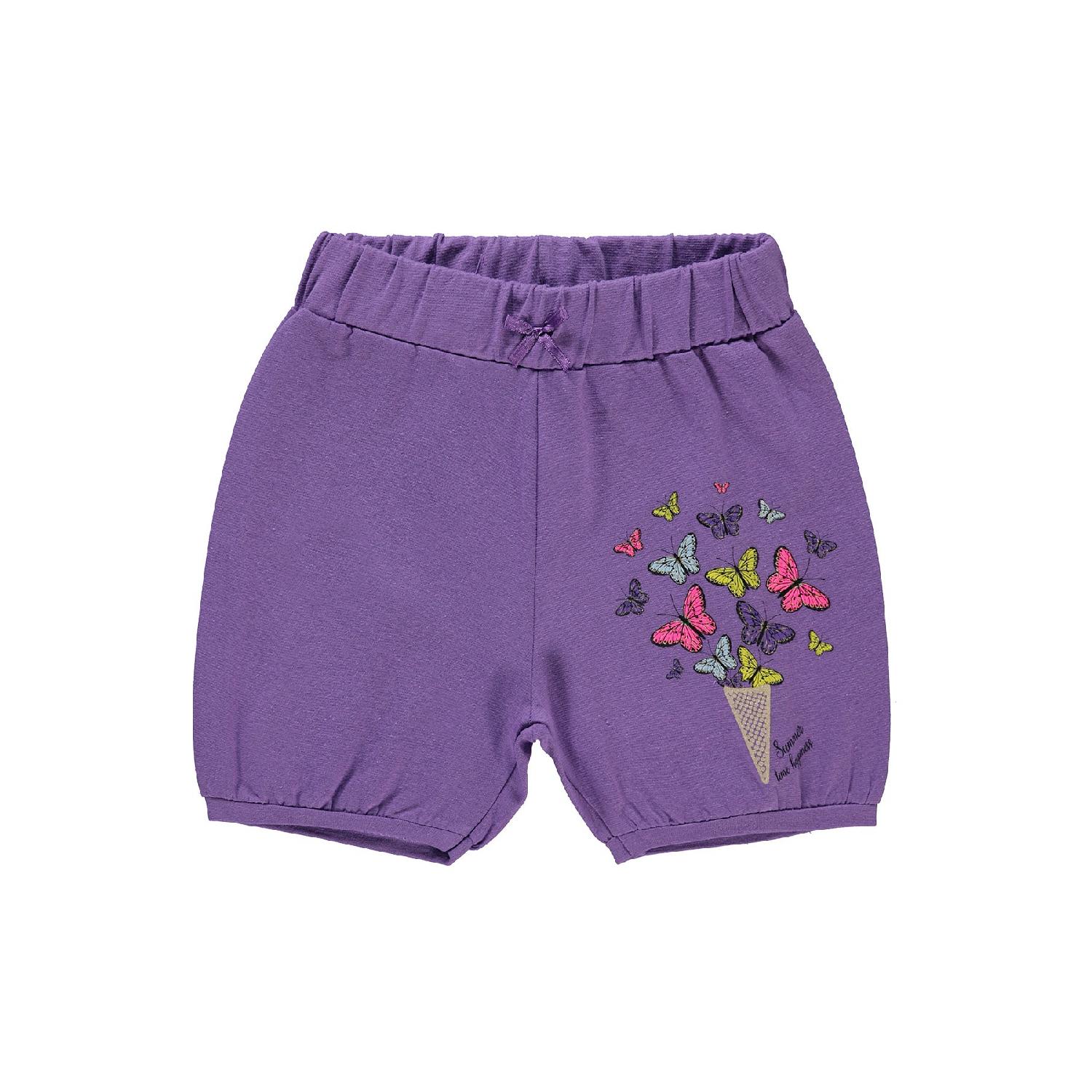 

Шорты для девочек 2–5 лет, фиолетовые 2-3 Yaş