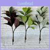Potted Hevea Brasiliensis Artificial Tree With Realistic Leaves For Home Decor And Photography Props