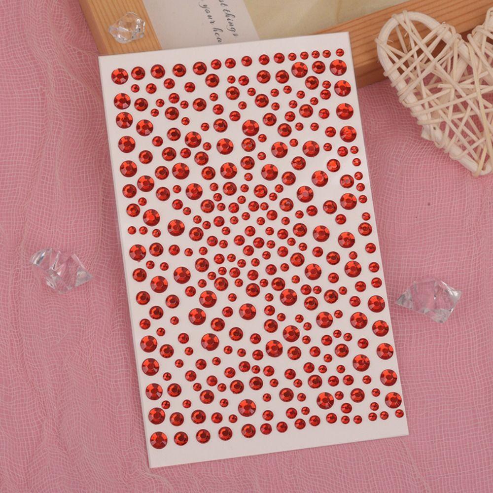 Fashion Rhinestone Stickers Mixed Disposable Tattoo Stickers 3D Face Jewelry Stickers  Party