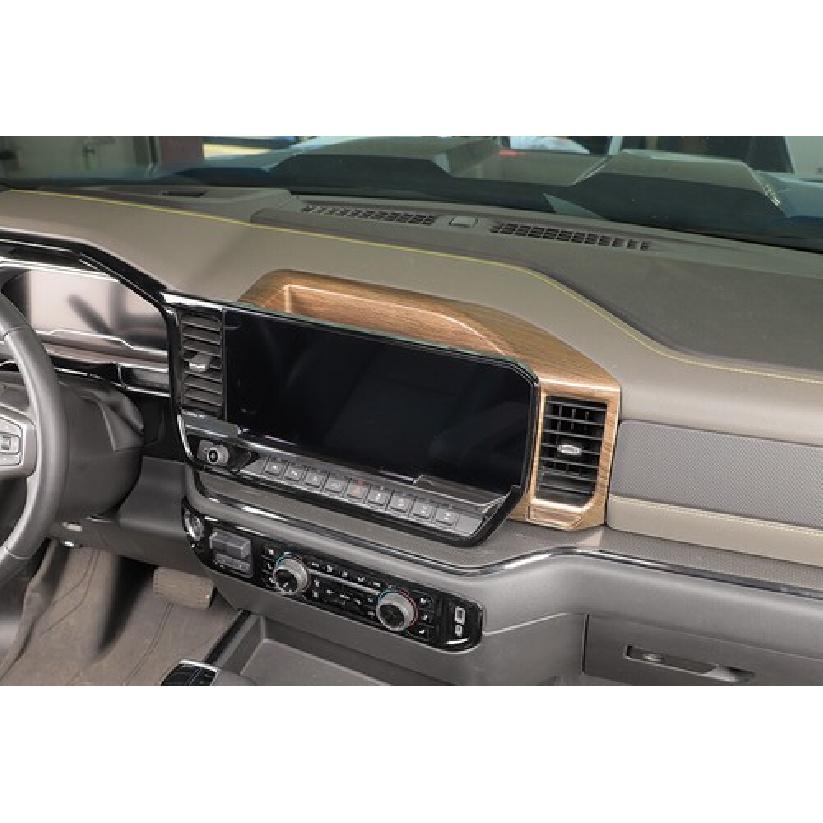 Car Front GPS Navigation Screen Frame Decor Bezel Trim For Chevy Silverado +