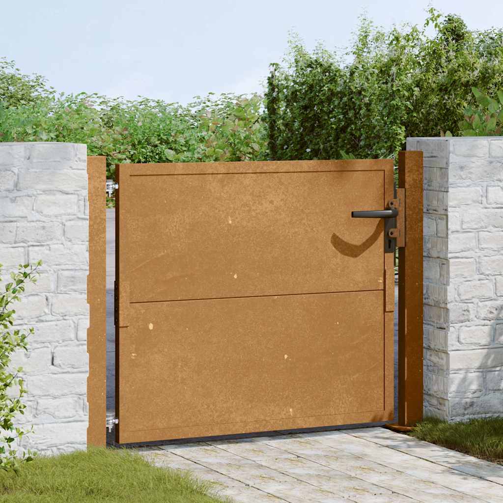 Garden Gate 100x75 Cm Corten Steel