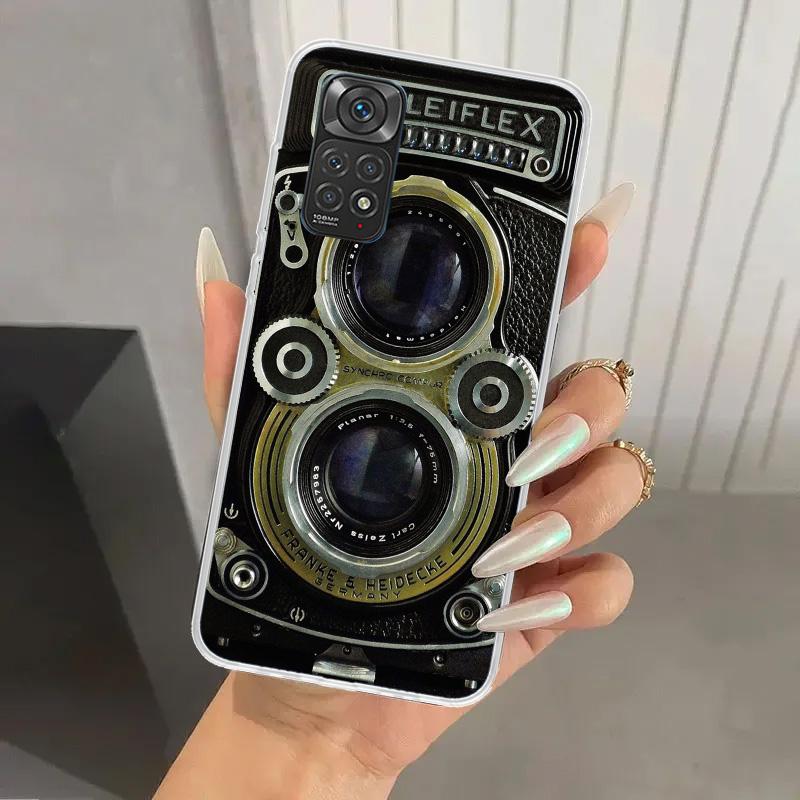 Fashion Classic Camera Lens Phone Case for Xiaomi Redmi Note 14 13 12S 12 11S 11 Pro Plus 11T 11E 10S 9 9S Soft Funda Print Shel