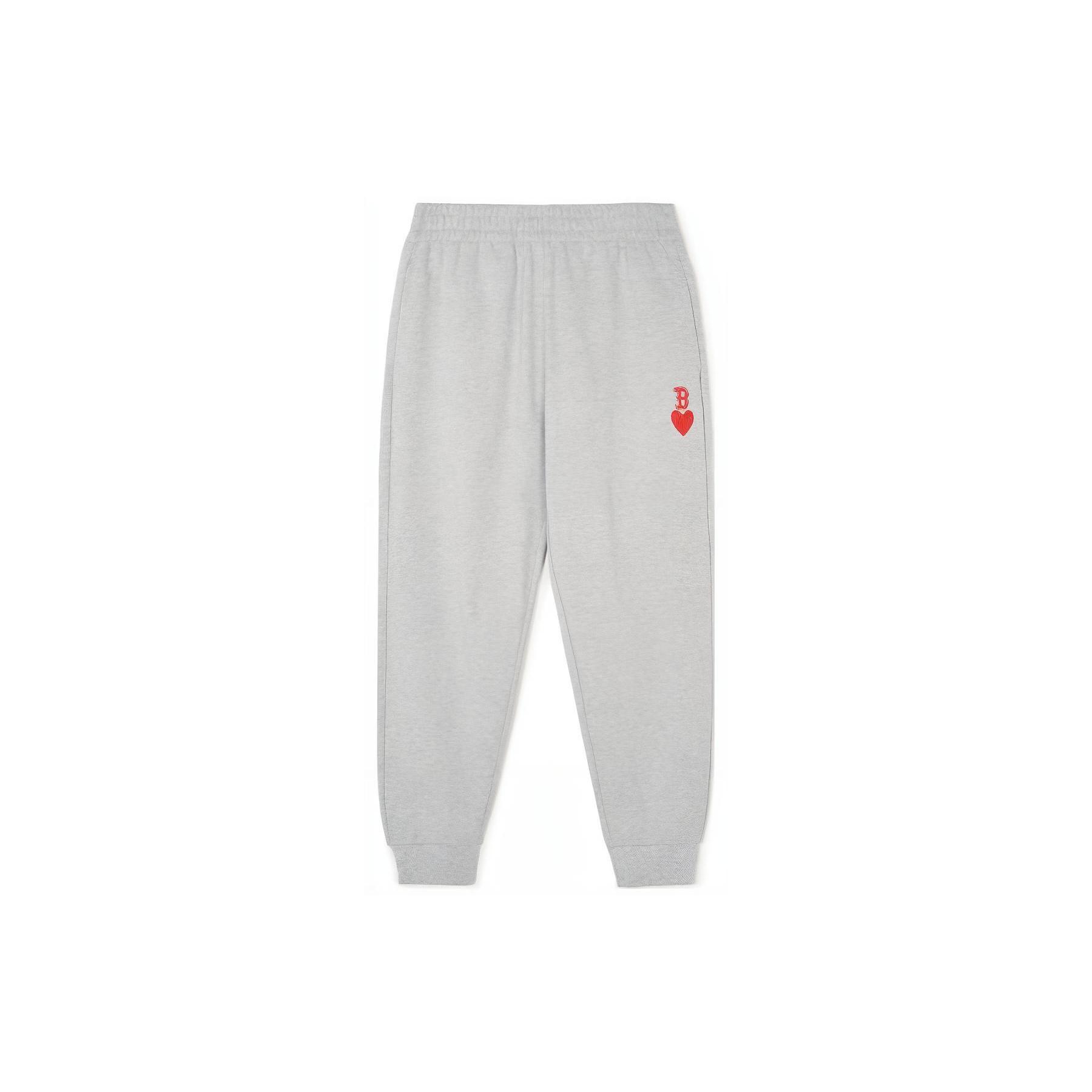 

New MLB SS24 Boston Red Sox Knitted Sweatpants Unisex Light Gray 3APTH0141-43MGS S
