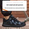 Men's Stylish Anti-Smash Work Shoes: Breathable, Wear-Resistant, Anti-Puncture, Lightweight, Four Seasons Protection