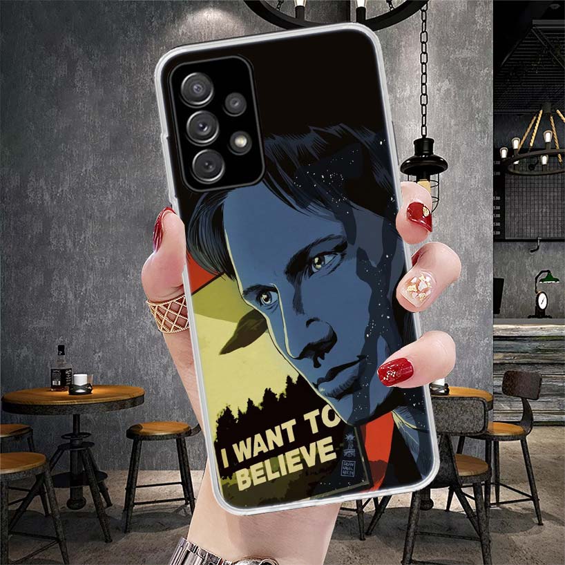 The X Files I Want to Believe Phone Case For Samsung Galaxy A71 A51 A41 A31 A21S A11 A70 A50 A40 A30 A20E A10S A20S A6 A7 A8 A9