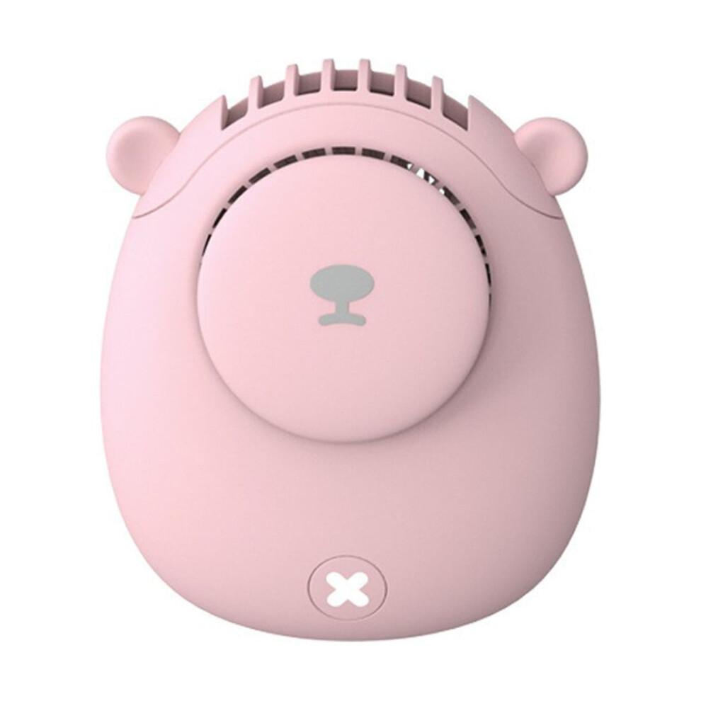 YANHAIGONG Neck Fan, Portable Hands-Free Bladeless Fan, 1200mAh Battery, Silent Personal Fan for Kids, Cute Pet Gift