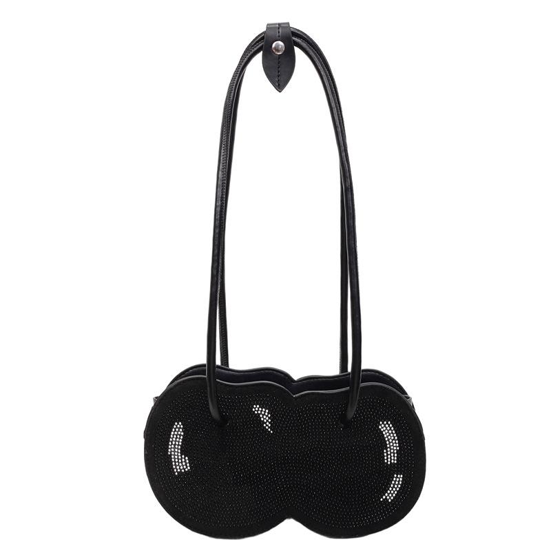 

Personalized and creative cherry small bag summer 2025 new small fresh literary shoulder bag women s versatile underarm bag чёрный