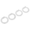 4PCS 1 Inch Trailer Wheel Spindle Washer Stainless Steel for EZ Lube 2K 7K Axle Replacement
