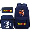 Dragon ball dragon ball three-piece set animation periphery new pencil case set leisure student backpack
