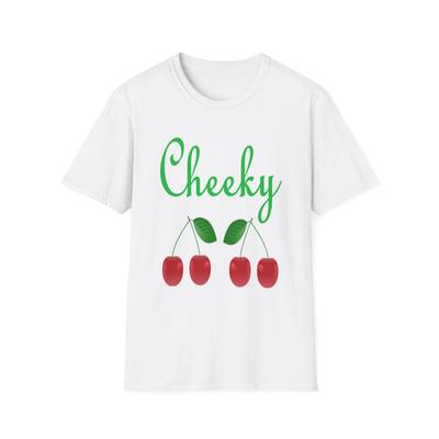 Freche rote Kirschen Spruch Frucht Weißes T-Shirt Sommer Geschenk T-Shirt