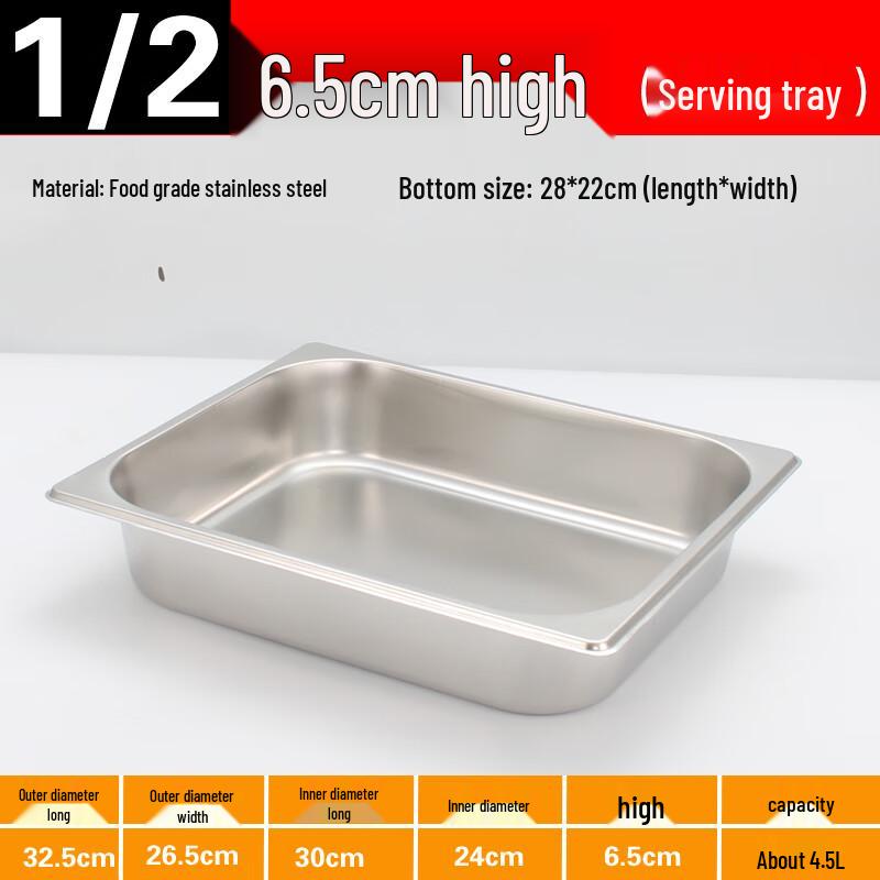 Molona Stainless Steel Gastronorm Food Pan