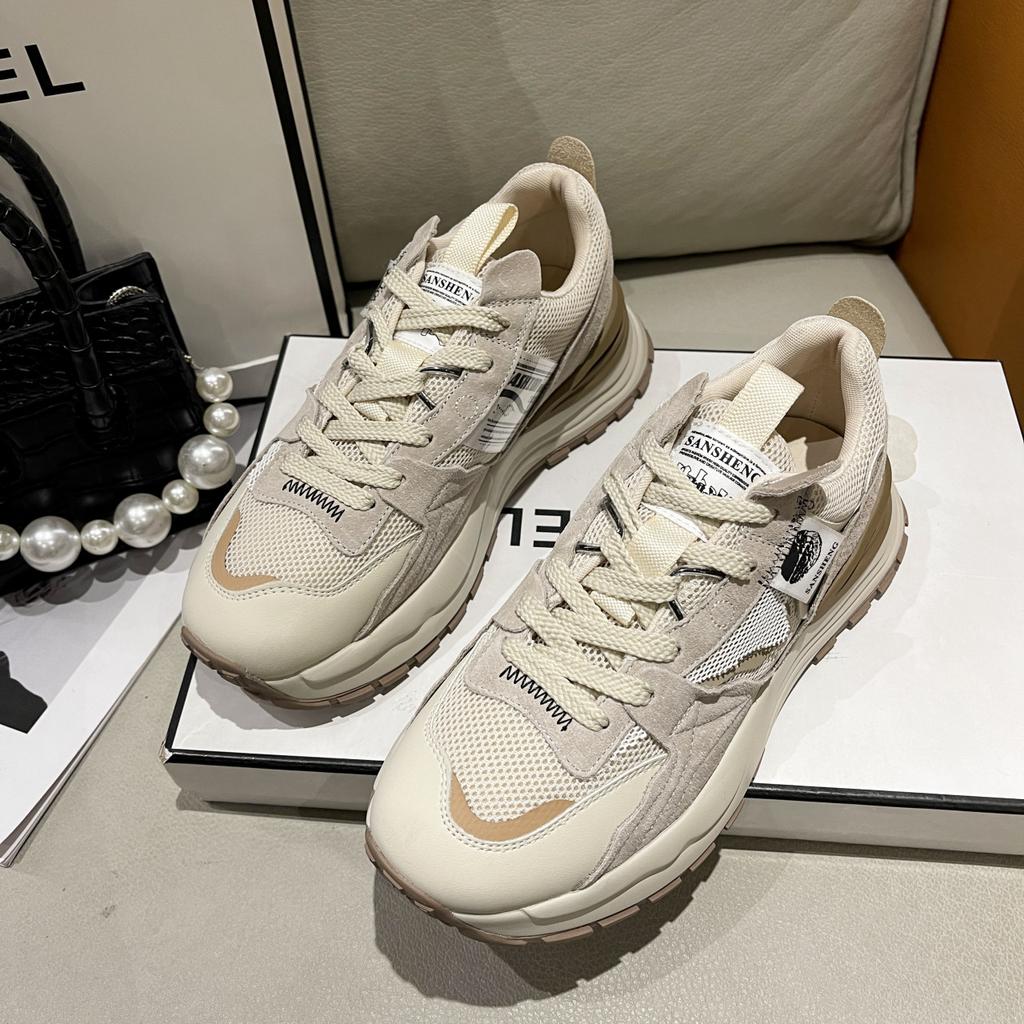 Dad Shoes Women's 2025 New Spring and Autumn Versatile Forrest Gump Shoes Running Sports and Leisure Shoes Women's Student Sports Shoes