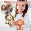 Cute Baby Elephant Doll Plush Toy Soft Cute Flower Knot Elephant Rag Doll Doll