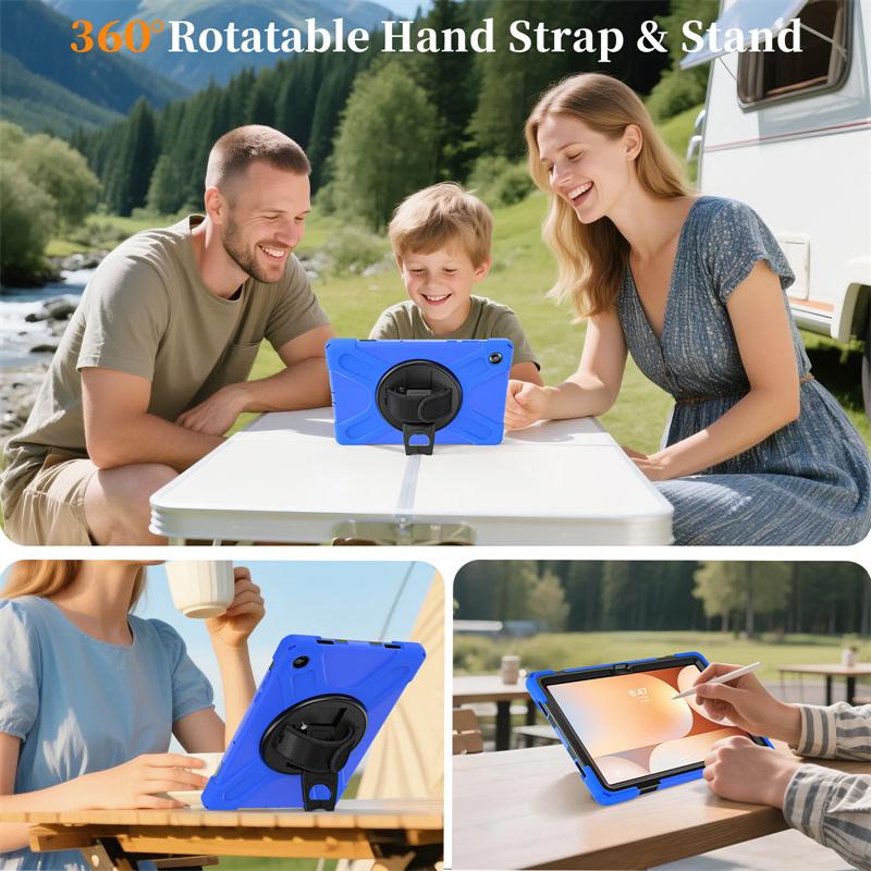 Case for Samsung Galaxy Tab A11+ A9+ A9 A11 Plus 11 Inch SM-X230 Tablet Cover Tab A9 A11 8.7" SM-X130 Shoulder Strap Funda Capa