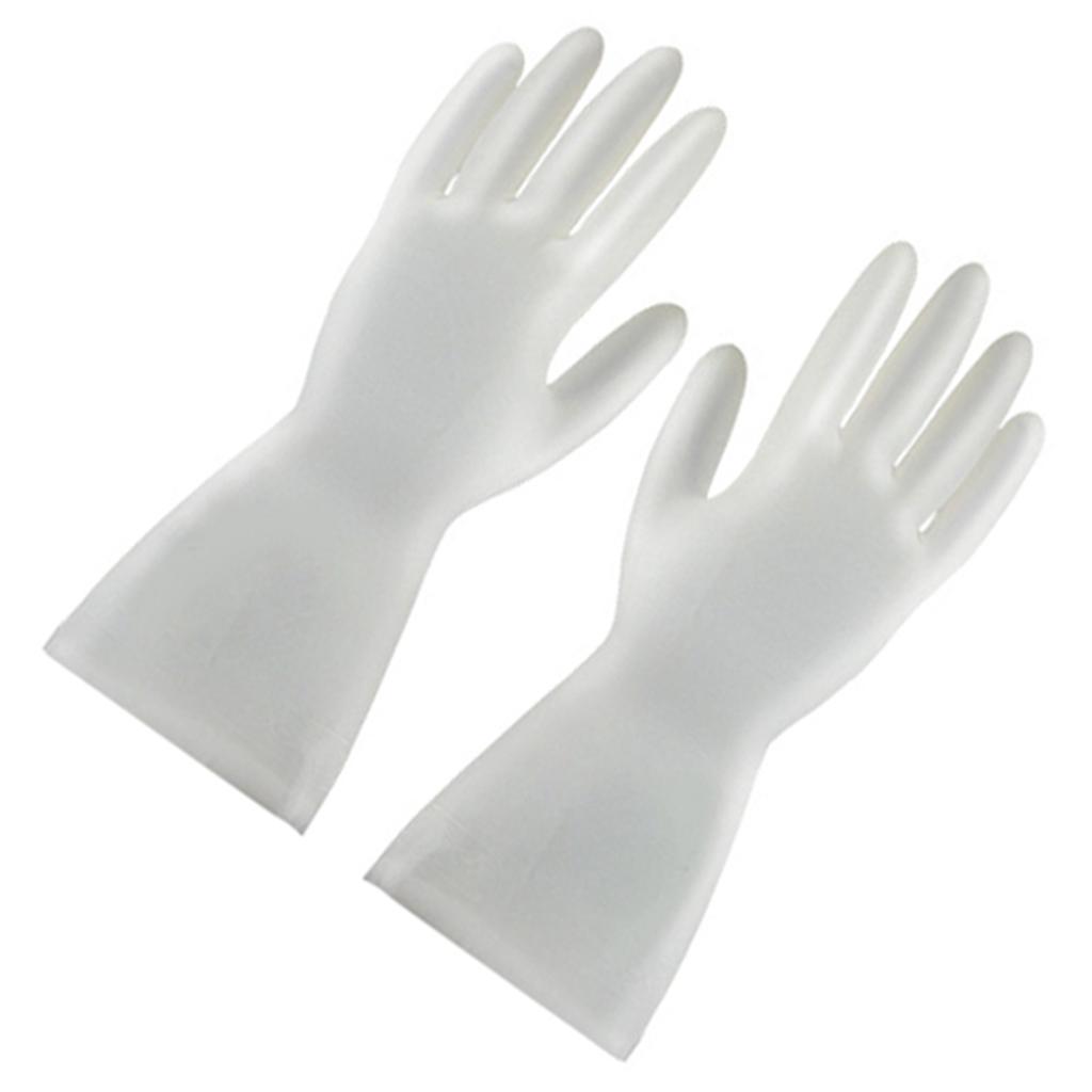 Küchenputzhandschuhe Wasserdichte PVC Haushaltspuputzhandschuhe Wiederverwendbare Rutschfeste Waschhandschuhe