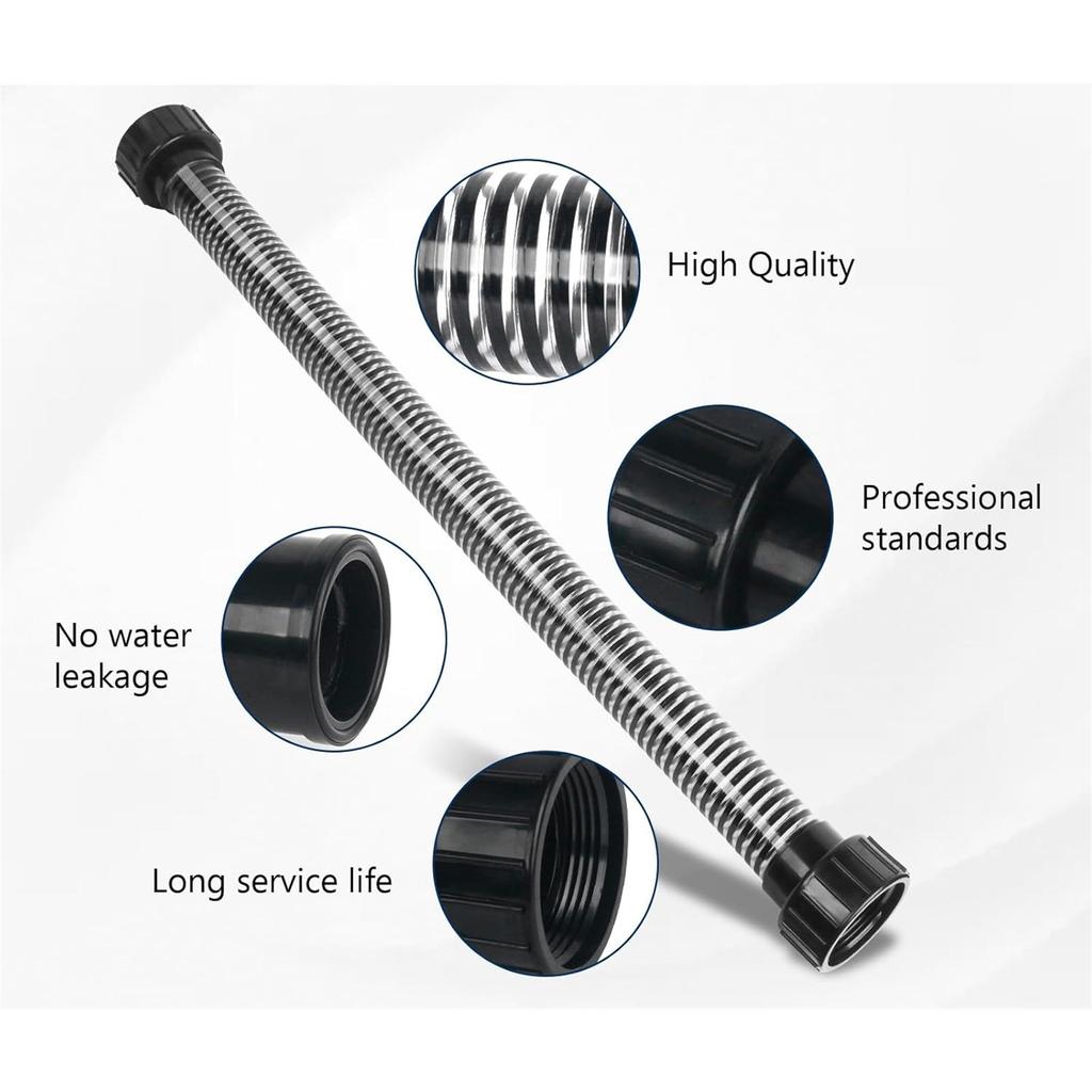 Plastic Pool Pump To Filter Hose Assembly Replacement Hose Filter Assembly Plastic Texture Suitable for Sand Filters Use