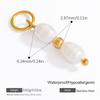 18K Gold Plated Stainless Steel Ocean DIY Pendants-Fish Starfish Conch Party Fashion Jewelry Accessories