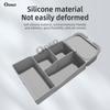 For Denza D9 Silicone Storage Box  Center Console under Layer Modification Special Car Interior Accessories Organizer