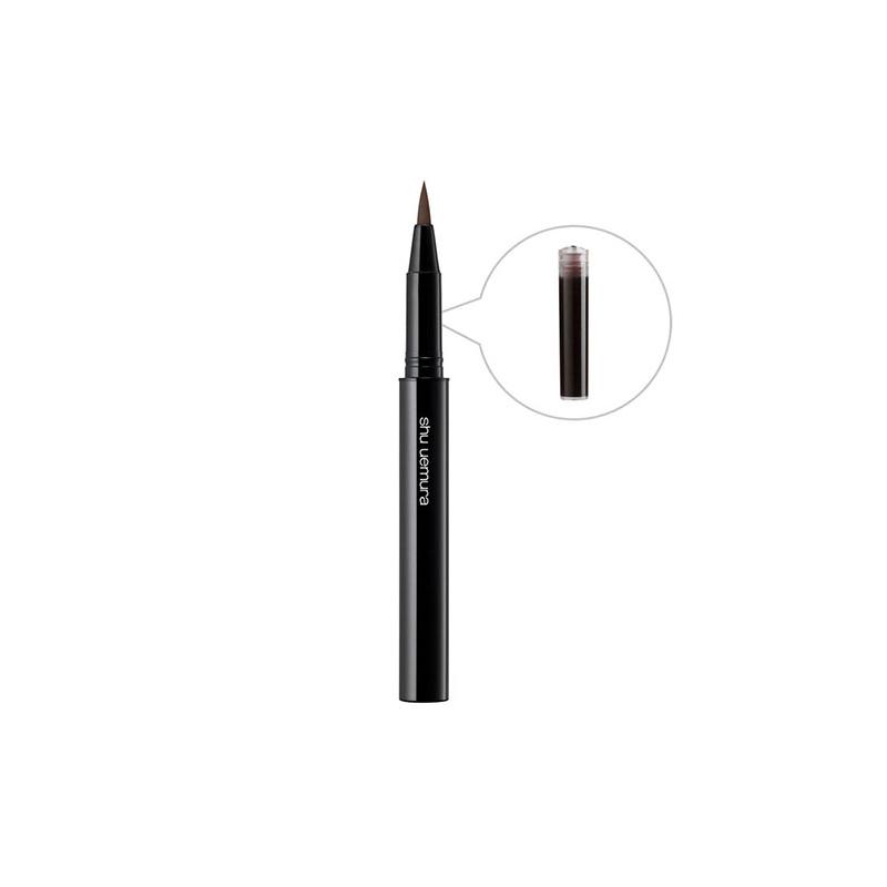 Shu Uemura Fiber-changing ink eyeliner #black/#brown [Replacement Core] Brown чёрный