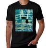 Bridge Over A Pond Of Waterlilies Cat Tshirt Summer Print Short Sleeve Tee Tshirt