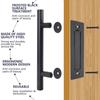 Sliding Barn Door Handle Furniture Hardware Set 35-45MM Pull Flush Recessed Wood Door Handle Interior Door For Cabinet Cupboard