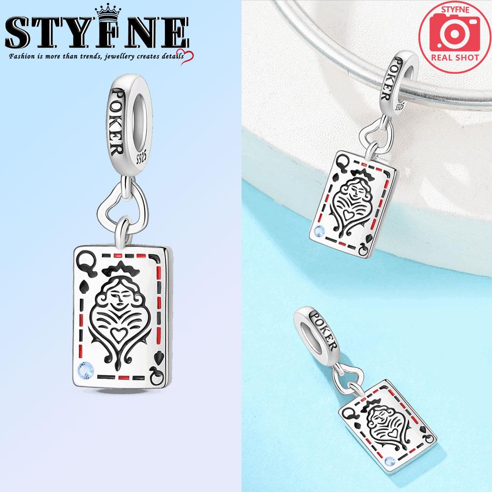 Poker Series Copper Hearts, Spades, Clown K J A 10 Charms Beads Fit 3Mm Original Bracelets Diy Jewelry Birthday Gift