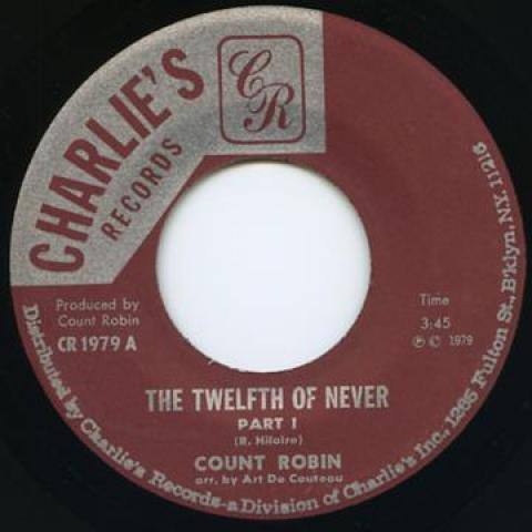 

7inch Record COUNT ROBIN Twelfth Of Never Version CR1979 Charlies 1979 Jamaica Latin Used