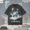 Oversized Avatar T Shirt: Pandora Disnyeworld Shirt, Animal Kingdom T-shirt, Pandora T Shirt, Fire and Ash Tee Jake Sully and Neytiri Shirt