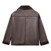 2023 Winter Women's European & American Style Lambswool Lapel Short Jacket