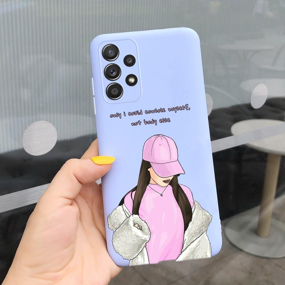 For Samsung Galaxy A23 Case SM-A235F Beautiful Girls Flowers Soft Silicone Case For Samsung A23 A 23 Back Cover GalaxyA23 Fundas