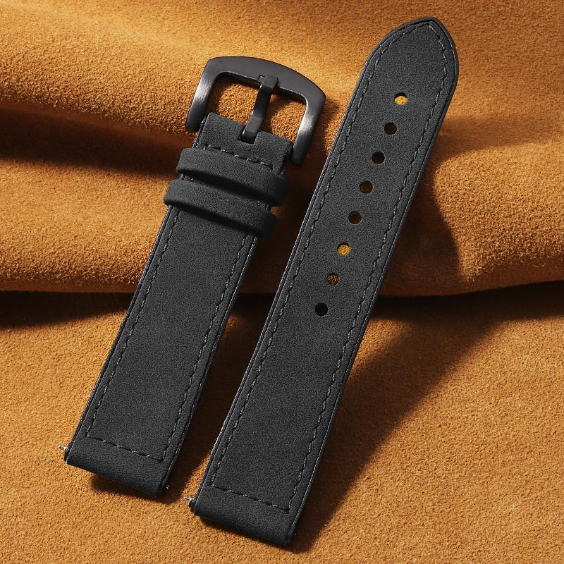 20mm 22mm Leather and Silicone Hybrid Strap for Samsung Galaxy Watch7 6 Classic 47mm 46mm/Galaxy Watch6 40mm 44mm Band Bracelet