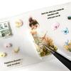 4Rolls Scrapbooking Decorative Tape 60mmX2M Pre Cut Cartoon Girl Sticker Tape for Journal Photo Album Embellishments