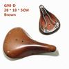G98 Retro Vintage Bicycle Saddle Pure Cowhide Handmade  Seat Custion  Bike Sport Saddle Bicycle Cycling Saddle Bike Seat