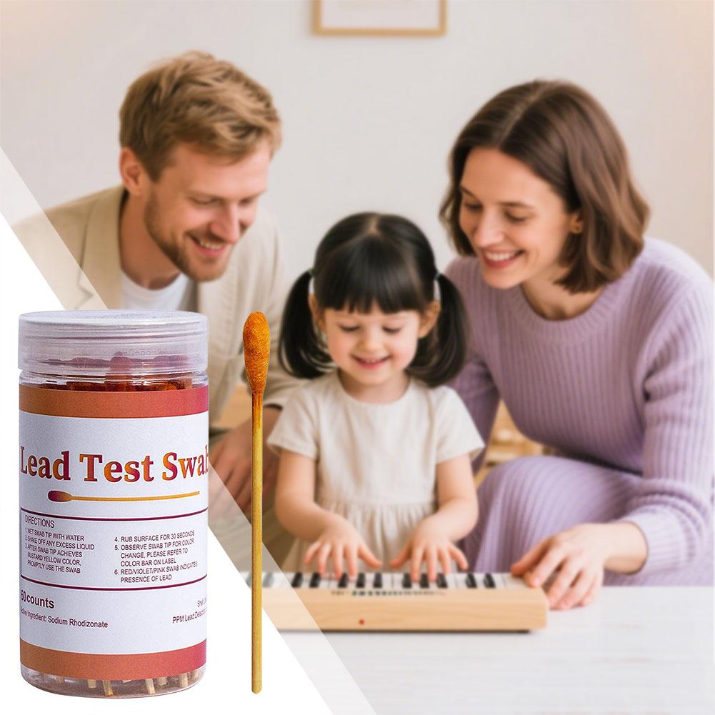 Kurşunlu Boya Test Çubukları Kiti, 60 adet Kurşun Test Kiti Çubuğu, Evde Kurşun Test Kiti, Kurşun Kontrol Çubukları, Kurşun Test Şeritleri, İyileştirme Aracı